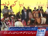 Bilawal addresses at the ceremony of collective wedding