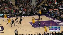 Stephen Curry Puts Moves on Seth Curry