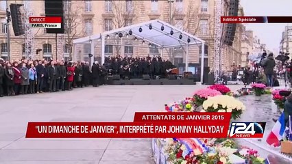 "Un dimanche de Janvier" interprété par J. Hallyday