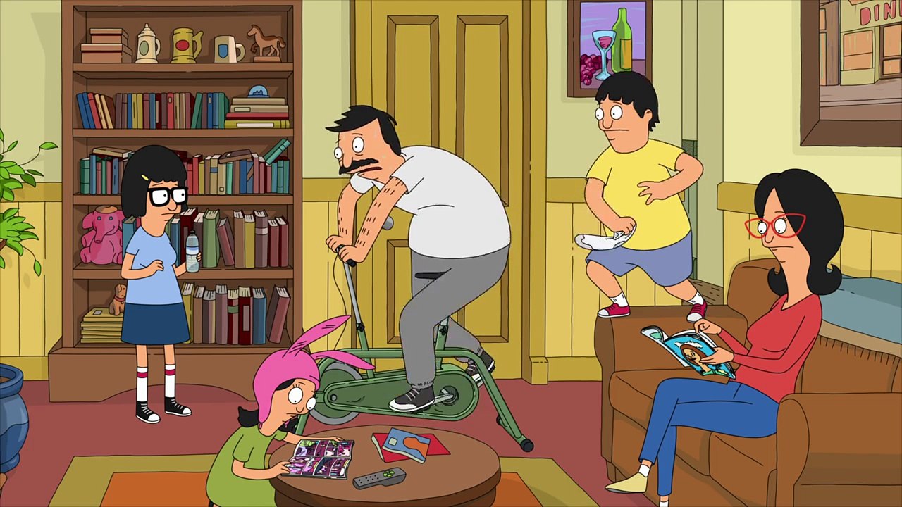 BOB'S BURGERS   Going Lip Bald from  Sliding Bobs    ANIMATION on FOX
