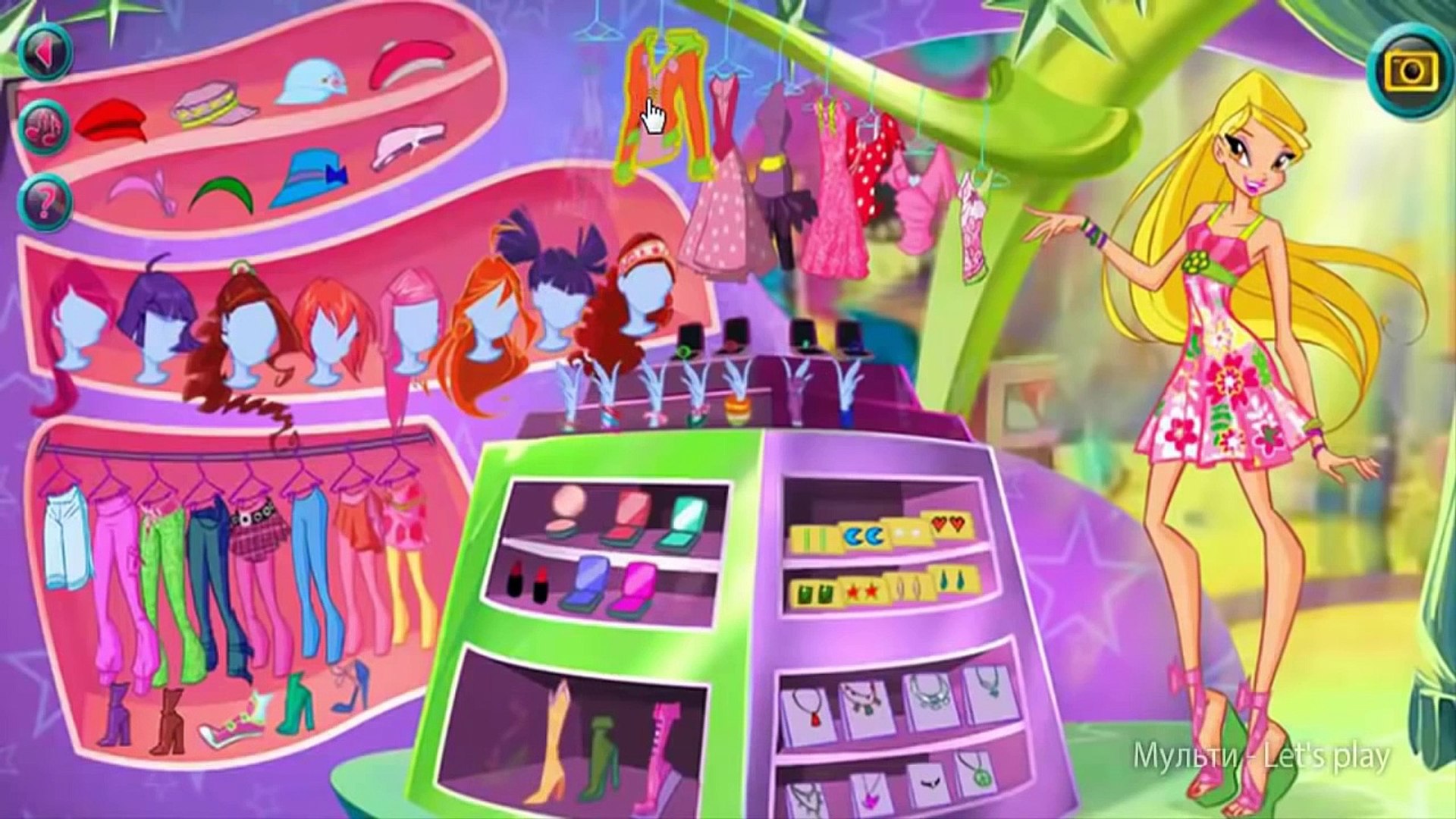 ⁣Винкс Winx прохождение игры, игры для девочек 3 игры подряд