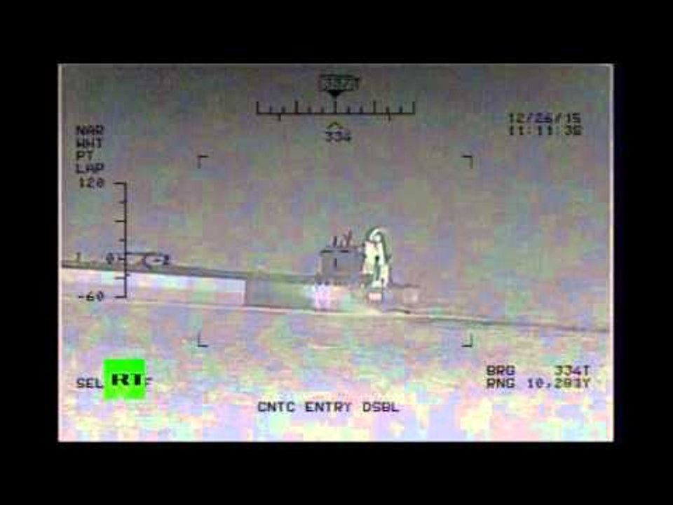 Declassified footage: Iranian vessels fire rockets near US aircraft carrier in Strait of Hormuz