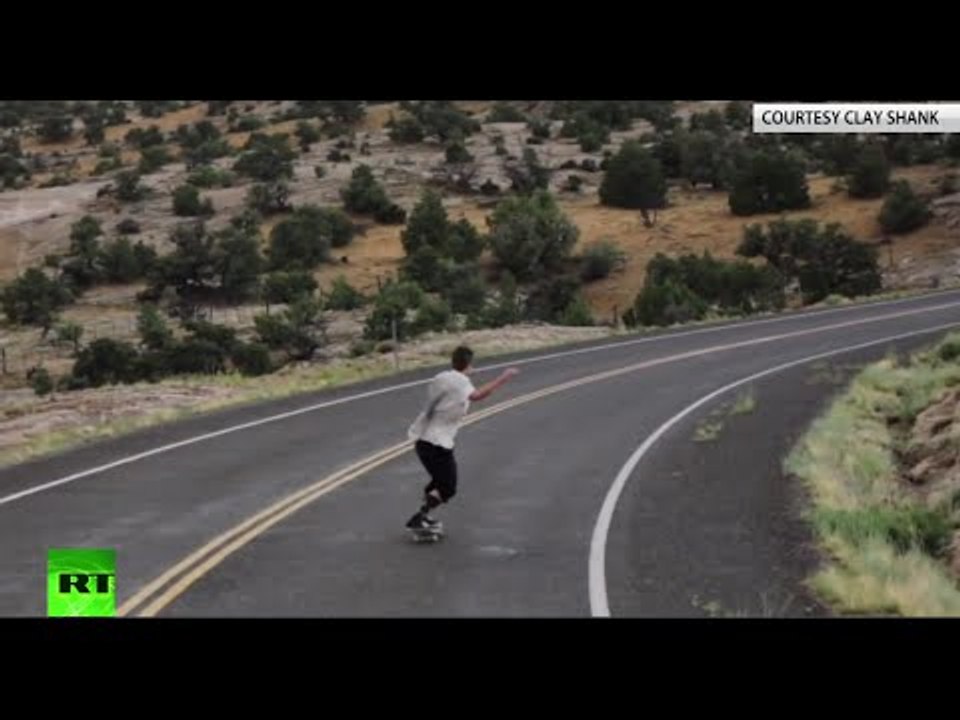 700 miles on board: Epic skater catches California trip on camera