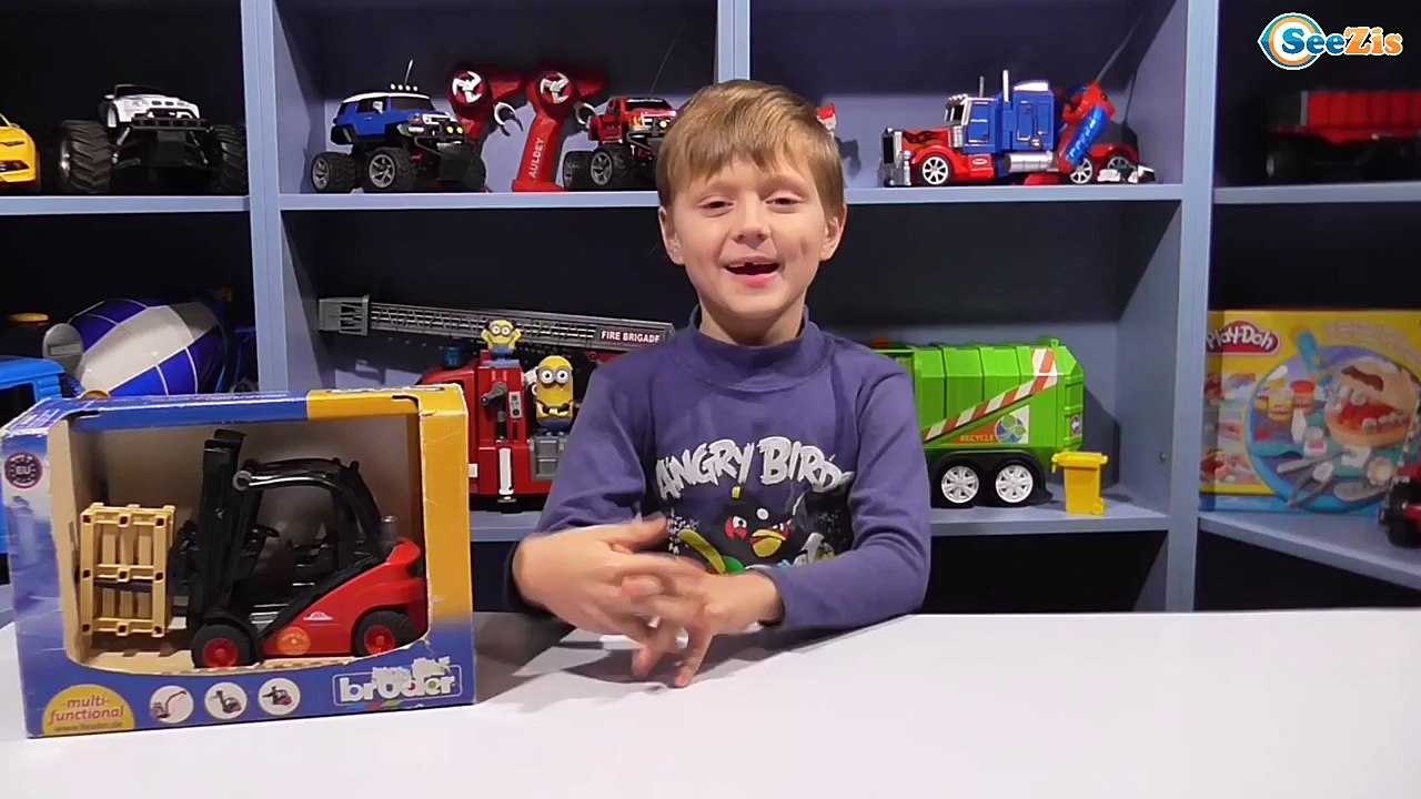 ✔ BRUDER. Распаковка Погрузчика от Игорька - Машинки для мальчиков - Loader - Unboxing Toys ✔