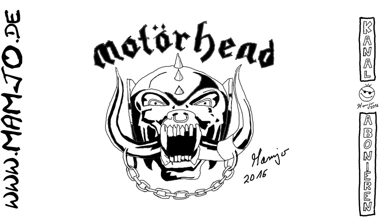 Motörhead Logo Fan Art Fan-Art MotorHead Lemmy Kilmister Rock Out