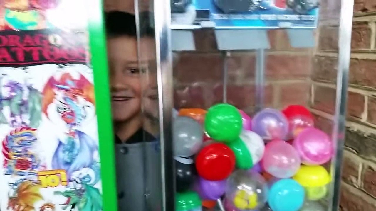 Emptying a Vending Machine w  $150 to Spend! Toy Haul + Donations w  Skylander Boy and Girl