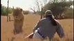 MAN vs LION Fight with No guns see who wins