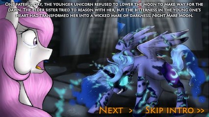 1000 Years Ago - The Battle Between Princess Celestia And Nightmare Moon