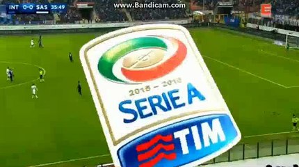 Dominico Berardi Super Free Kick Chance Inter 0-0 Sassuolo 10-01-2016