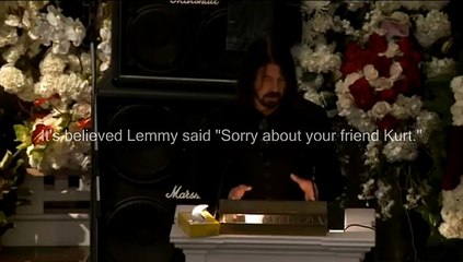 Dave Grohl : son discours émouvant pour Lemmy de Motörhead