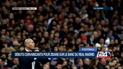Débuts convaincants pour Zidane sur le banc du Real Madrid