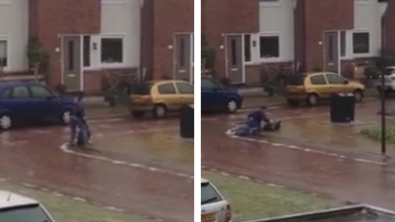 Un homme en très grosse galère à cause du verglas