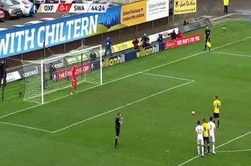 Liam Sercombe Penalty Cick Goal 1:1 / Oxford United vs Swansea City FC (FA Cup) 10.01.2016 HD