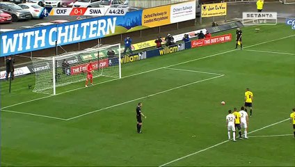 Liam Sercombe Goal - Oxford Utd 1-1 Swansea - 10-01-2015 FA Cup