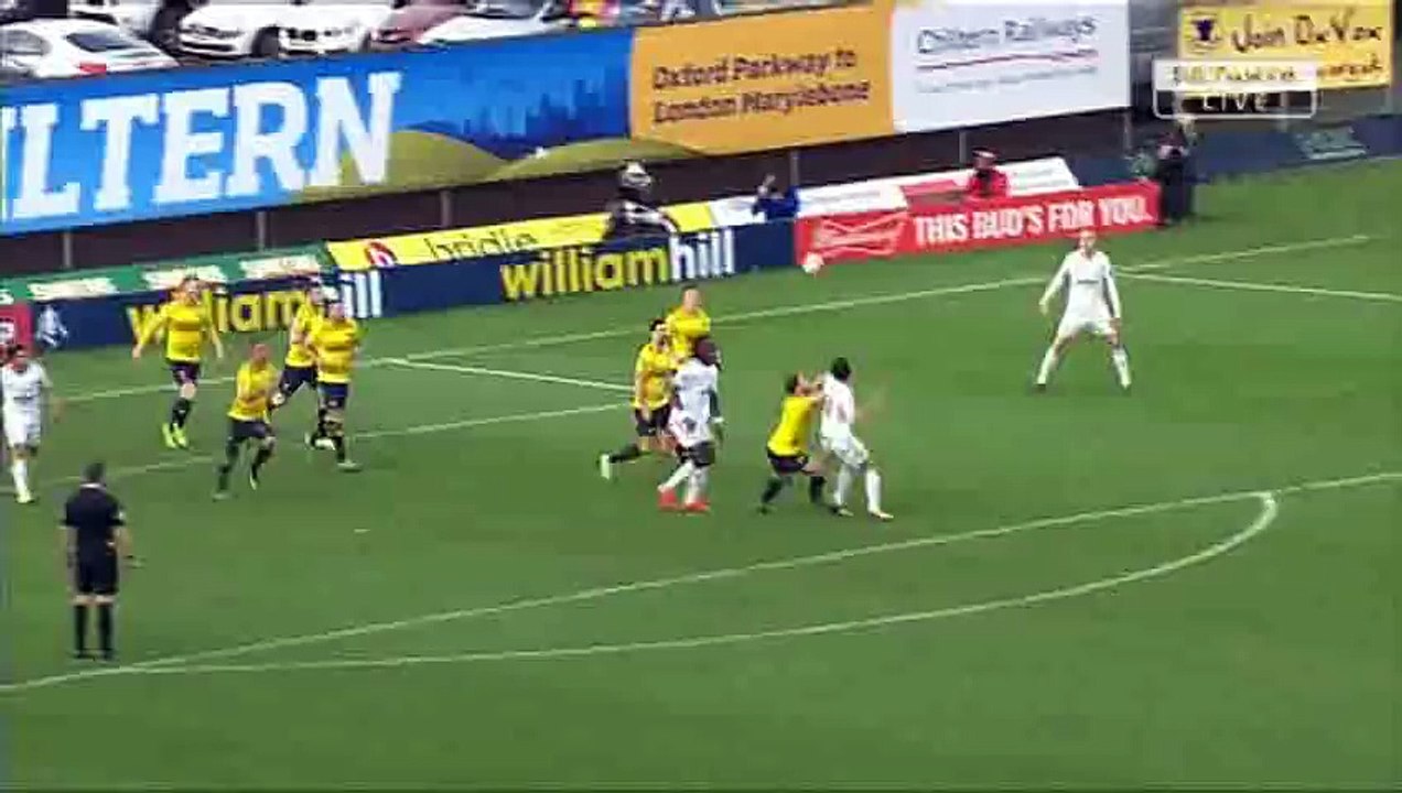 Kemar Roofe Goal - Oxford Utd 3-1 Swansea - 10-01-2015 FA Cup