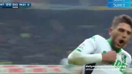 Domenico Berardi 0:1 Penalty | Inter v. Sassuolo 10.01.2016 HD