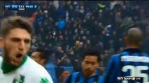 Domenico Berardi Penalty Cick Goal 0:1 / Inter Milan vs US Sassuolo 10.01.2016 HD
