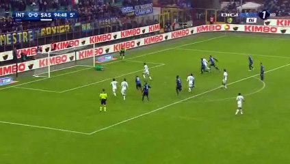 Domenico Berardi Goal - Inter 0-1 Sassuolo - 10-01-2016