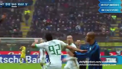 Inter 0-1 Sassuolo All Goals & Highlights HD 2016