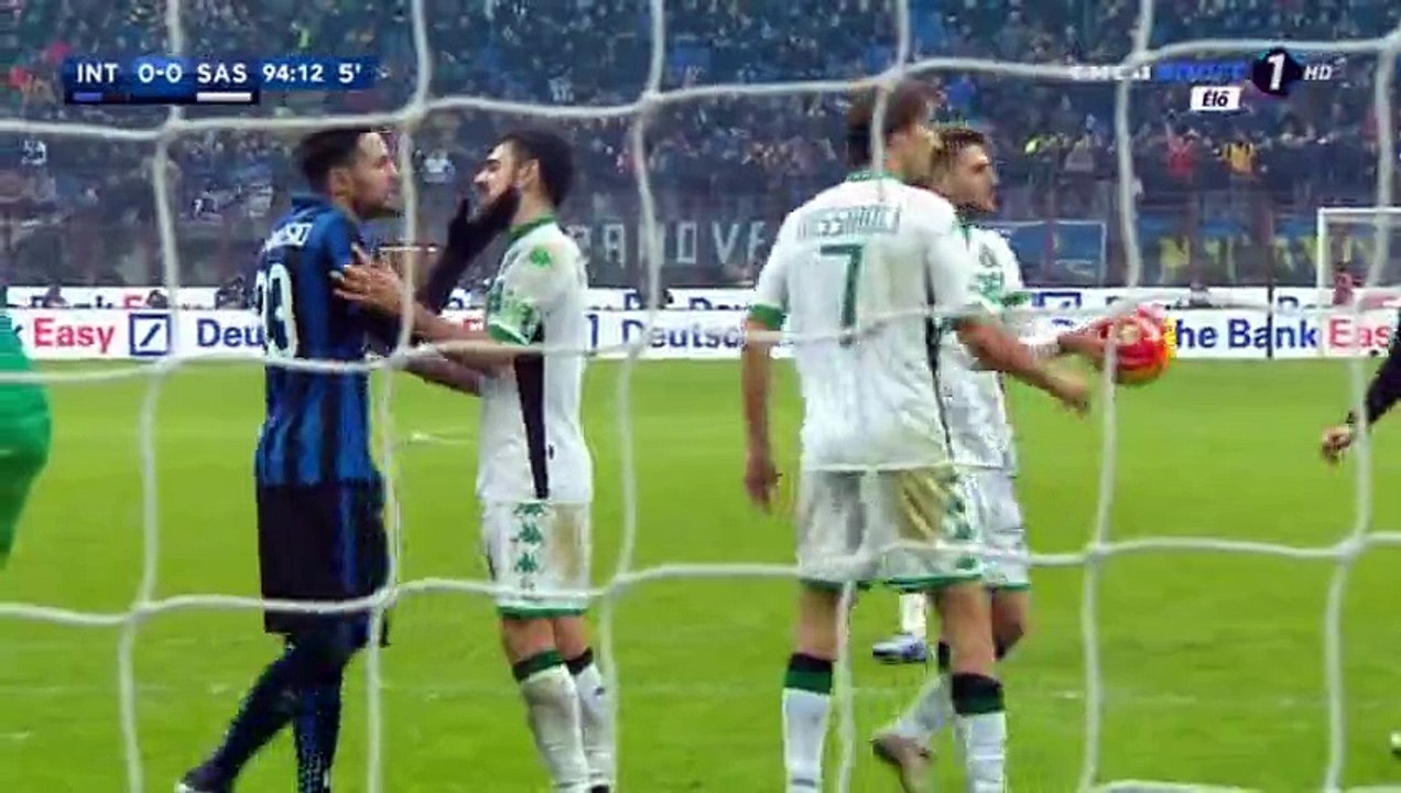 All Goals - Inter 0-1 Sassuolo - 10-01-2016
