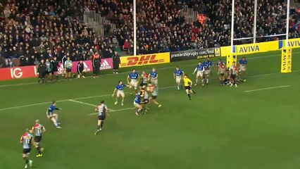 La superbe passe décisive de Nick Evans pour l'essai de Jack Clifford