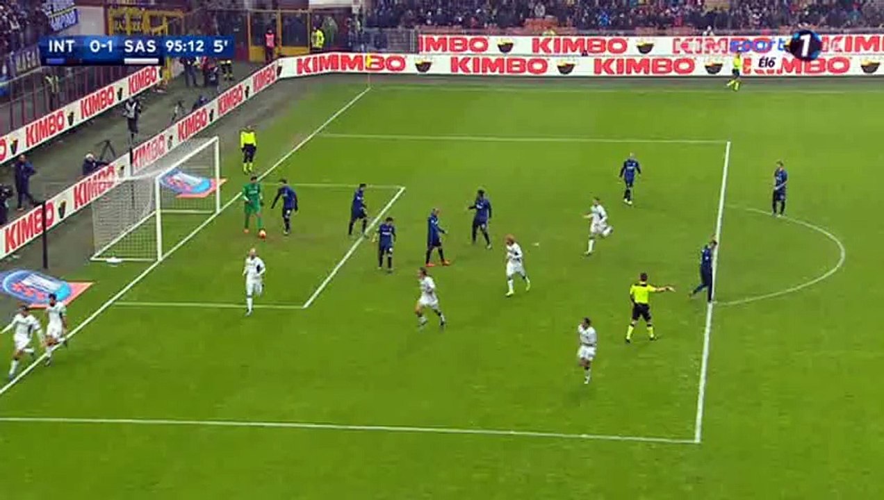 Domenico Berardi Goal - Inter 0-1 Sassuolo - 10-01-2016