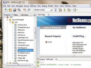 ATM Java Application