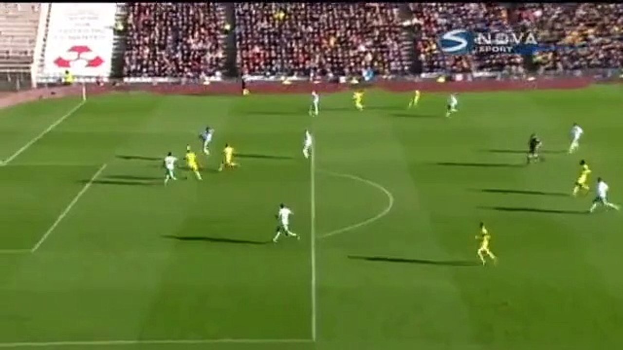 Johan Audel Goal - Nantes 1 - 1 St Etienne - 10.01.2016