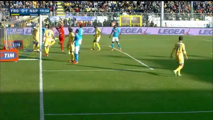 Raúl Albiol Goal - Frosinone 0-1 Napoli - 10-01-2016