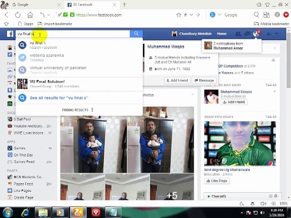Facebook Group Setting