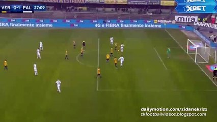 0-1 Franco Vazquez - Hellas Verona v. Palermo 10.01.2016 HD
