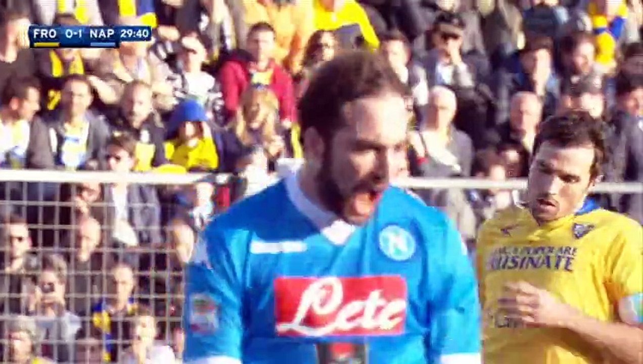 Gonzalo Higuaín Goal - Frosinone 0-2 Napoli - 10-01-2016