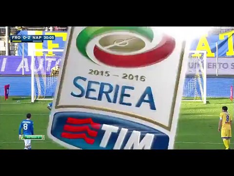 0-2 Gonzalo Higuaín Penalty Goal Italy Serie A - 10.01.2016, Frosinone Calcio 0-2 SSC Napoli