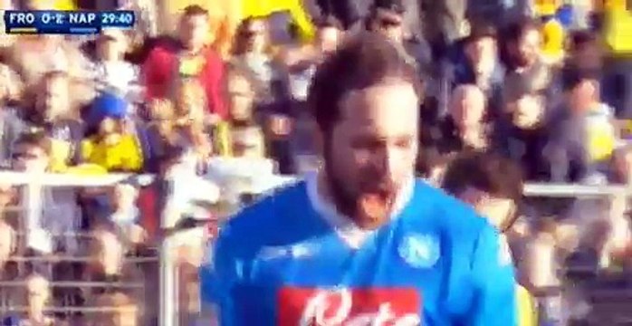Gonzalo Higuain Penalty Cick Goal 2:0 / Frosinone Calcio vs Napoli 10.01.2016 HD