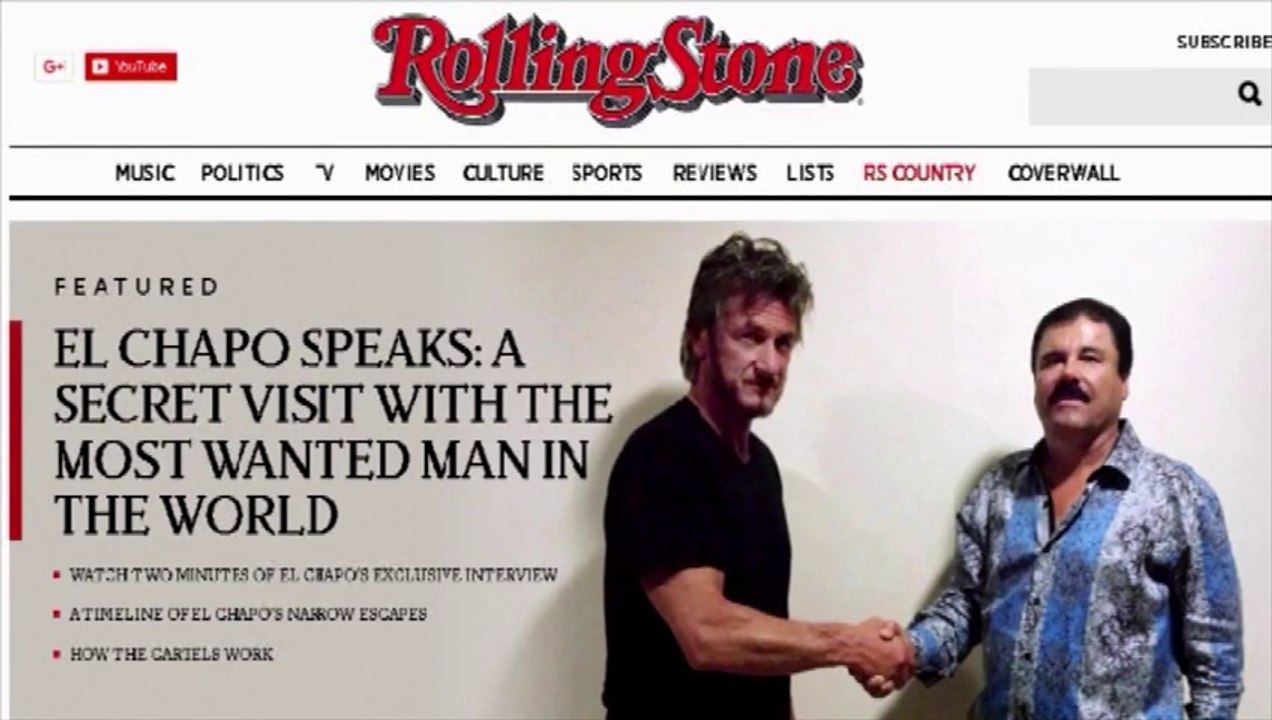 Sean Penn avait rencontré El Chapo, le narcotrafiquant lors de sa cavale