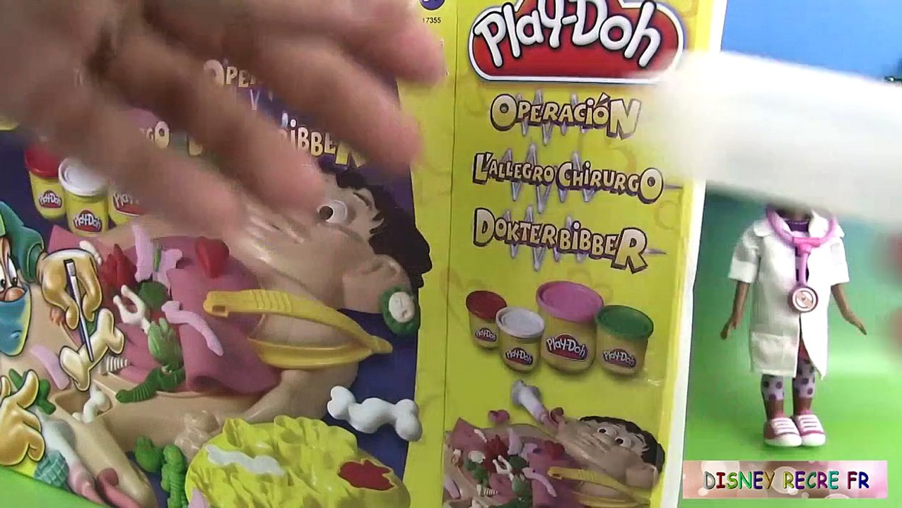 Pâte à modeler Play Doh Docteur Maboul Operation Game Doctor Playset