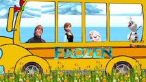 Frozen Cartoons Ironman Batman Spiderman Cartoons Wheels On The Bus Go Round And Round Rhymes