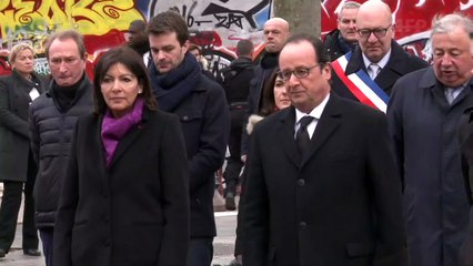 Paris tribute for victims of Charlie Hebdo, supermarket attacks