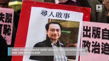 Hong Kong protesters call for release of missing booksellers