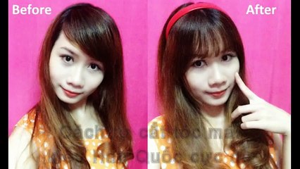 how to cut bangs Korean sparse extremely easy