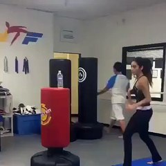 nice kick by a nice girl