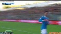 Amazig Double Goal Gonzalo Higuain - Frosinone 0-4 SSC Napoli (10.01.2016) Serie A