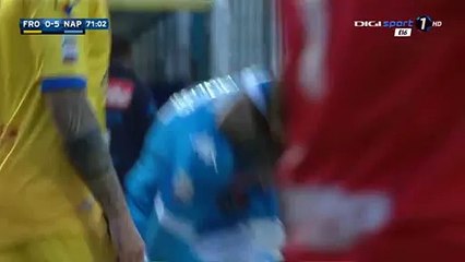 Manolo Gabbiadini Goal Frosinone 0-5 Napoli Serie A