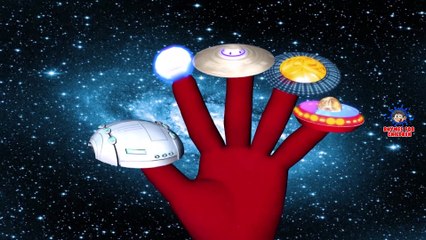 KZKCARTOON TV-Finger Family Rhymes For Children Different UFO And Cow Cartoon _ Finger Family Nursery Rhymes