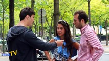 Faire tomber un pistolet à Paris - Dropping the gun in Paris (Prank - Camera Cachée)