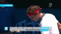 Federer loses Brisbane crown; Djokovic on top in Doha