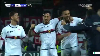 Leonardo Pavoletti Goal - Atalanta 0-2 Genoa - 10-01-2016