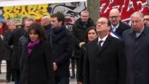 Hommage aux victimes d'attentats place de la République