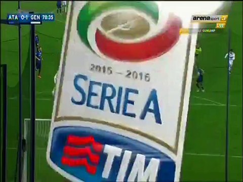 0-1 Blerim Du017eemaili Goal Italy Serie A - 10.01.2016, Atalanta Bergamo 0-1 Genoa