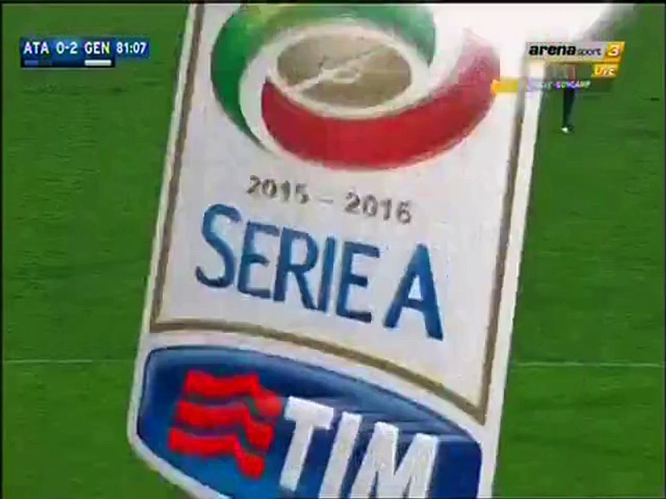 0-2 Leonardo Pavoletti Goal Italy  Serie A - 10.01.2016, Atalanta Bergamo 0-2 Genoa